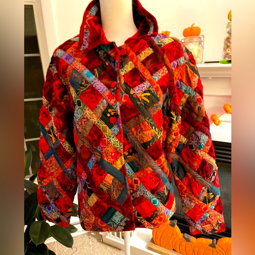 Coldwater Creek Patchwork Jacket - image 1